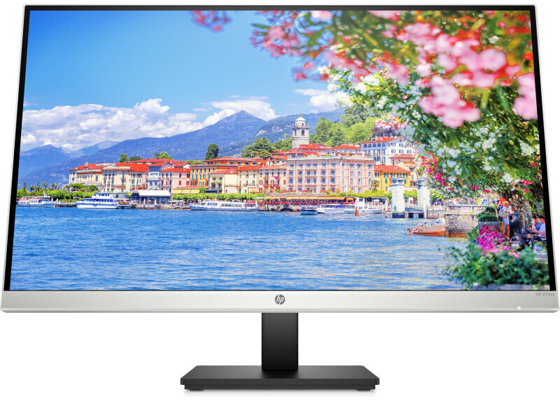 HP 27mq Silver Black 27Inch 2560x1440 IPS 60HZ HDMI VGA