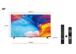 TCL 58P63 58Inch 3840x2160 (4K) 60Hz HDR10, Hybrid Log Gamm