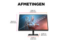 MON HP Omen 27Inch IPS 165Hz DisplayPort, 2x HDMI 1ms