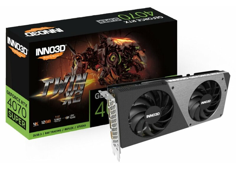 Inno3D GEFORCE RTX 4070 SUPER TWIN X2 NVIDIA 12 GB GDDR6X