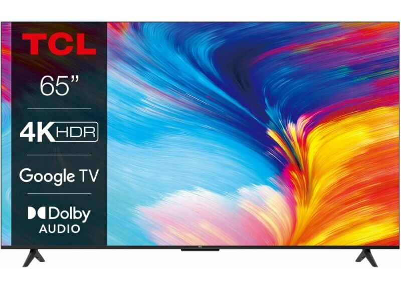 TCL P63 Series P635 165,1 cm (65") 4K Ultra HD Smart TV Wifi Zwart RETURNED