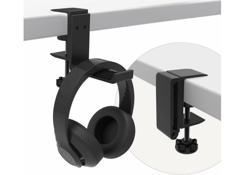 MMOBIEL Koptelefoon Houder voor onder Bureau – Koptelefoon Standaard – Verstelbare Headset Stand – Headset Hanger – Hoof