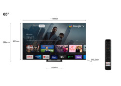 TCL C74 Series 65C749 tv 165,1 cm (65") 4K Ultra HD Smart TV Wifi Zwart 1000 cd/m²