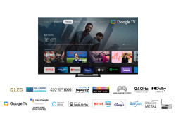 TCL C74 Series 65C749 tv 165,1 cm (65") 4K Ultra HD Smart TV Wifi Zwart 1000 cd/m²