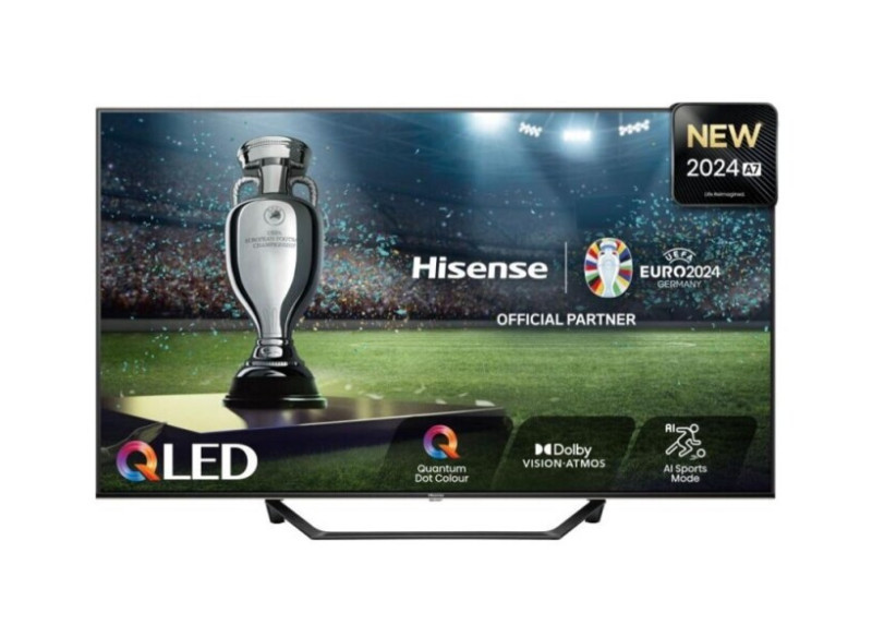 TV Hisense 55" 4K QLED Smart TV Zwart