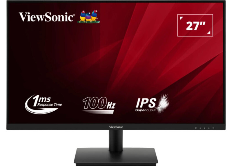 MON Viewsonic 27inch IPS 100HZ 1MS HDMI VGA Zwart