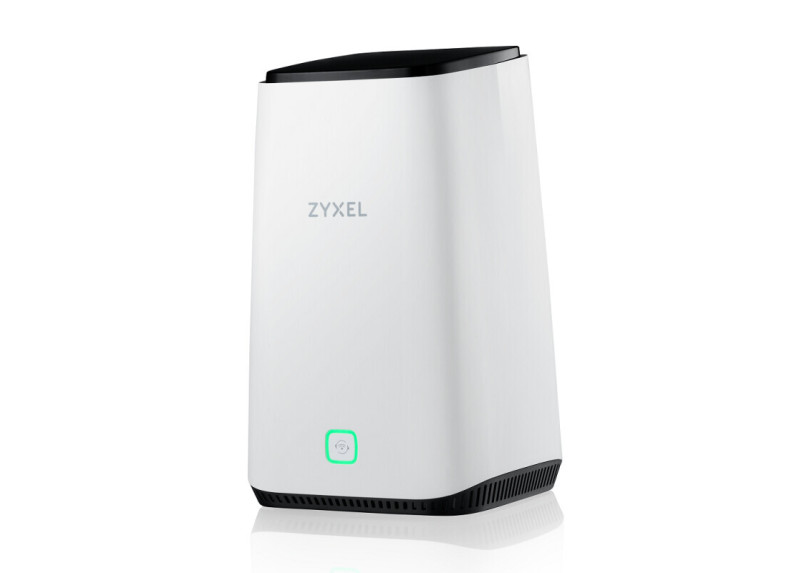 Zyxel FWA510 draadloze router Multi-Gigabit Ethernet Tri-band (2.4 GHz / 5 GHz / 5 GHz) 5G Zwart, Wit