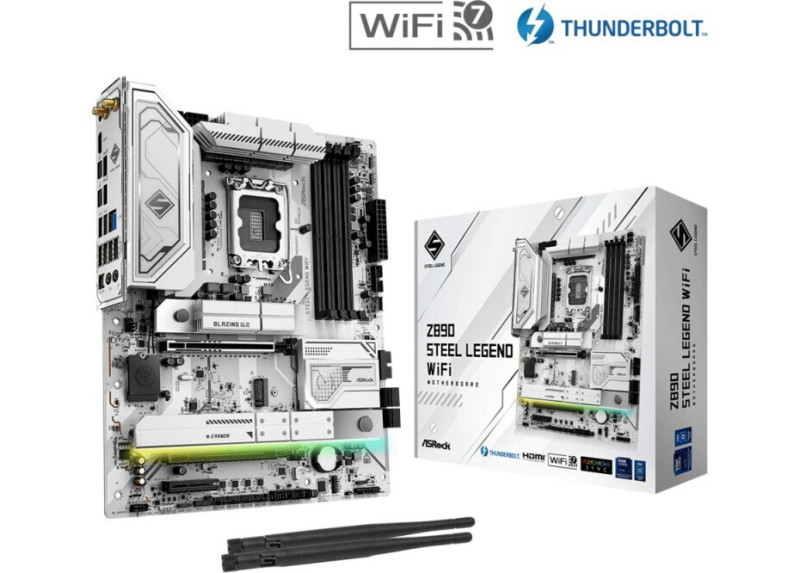 MB ASRock Intel 1851 Z890 Steel Legend WiFi