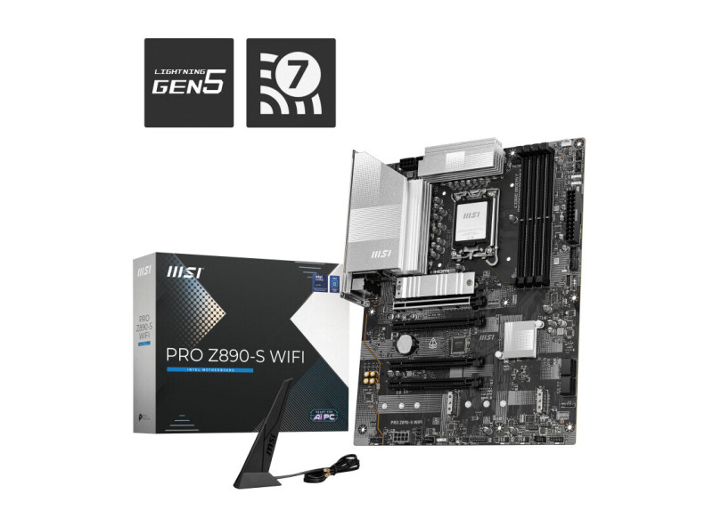 MSI PRO Z890-S WIFI moederbord Intel Z890 LGA 1851 (Socket V1) ATX