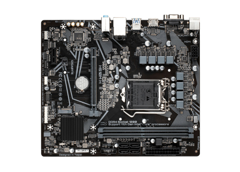 Gigabyte H510M H M-ATX Intel H510 LGA 1200 M.2 HDMI VGA