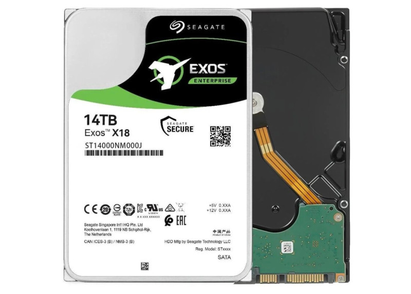 HDD Seagate Exos X18 14 TB SATA Recertified