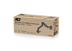 ACT Monitorarm office premium, gasveer, 1 monitor