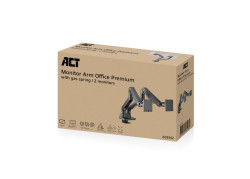 ACT Monitorarm office premium, gasveer, 2 monitoren