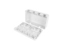 ACT Unloaded surface keystone mount box voor 4 keystone jacks