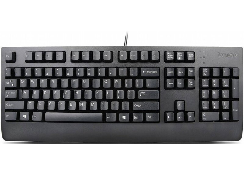 Lenovo Wired Keyboard Qwerty / USB / Bulk / RSP