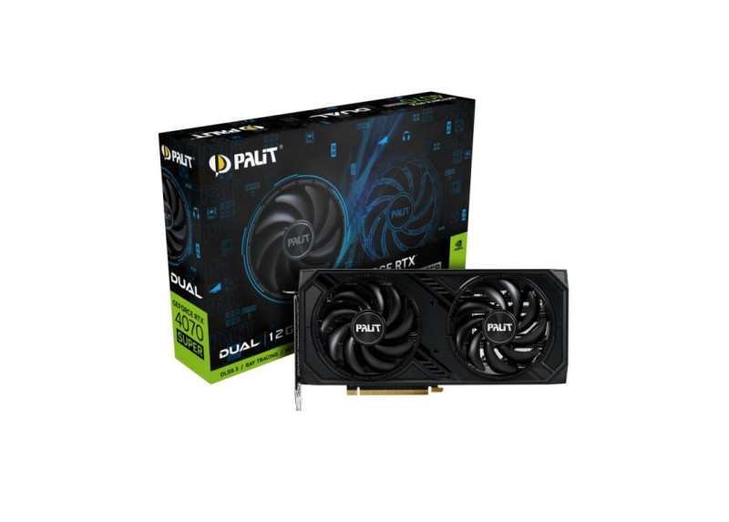 Palit GeForce RTX 4070 SUPER Dual NVIDIA 12 GB GDDR6X