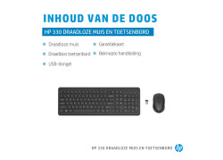 HP 330 draadloze muis en draadloos toetsenbord