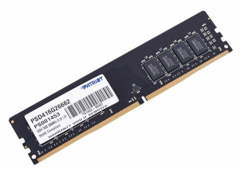 MEM Patriot Signature 16GB / DDR4 / 2666 MHz DIMM