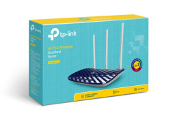 TP-LINK AC750 draadloze router Fast Ethernet Dual-band (2.4 GHz / 5 GHz) Zwart, Wit