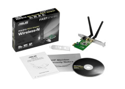 Asus PCE-N15 WiFi LAN PCI-Express-Adapter 300 Mbit/s