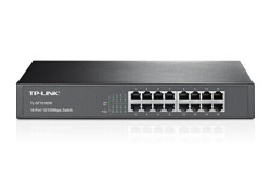 TP-LINK TL-SF1016DS netwerk-switch Fast Ethernet (10/100) Zwart