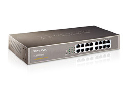 TP-LINK TL-SF1016DS netwerk-switch Fast Ethernet (10/100) Zwart