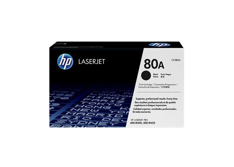 HP 80A originele zwarte LaserJet tonercartridge