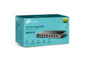 TP-LINK TL-SG108S Unmanaged L2 Gigabit Ethernet (10/100/1000) Zwart