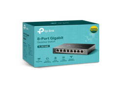 TP-LINK TL-SG108S Unmanaged L2 Gigabit Ethernet (10/100/1000) Zwart