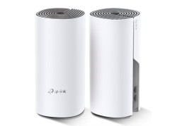 TP-LINK Deco E4 (2-pack) Dual-band (2.4 GHz / 5 GHz) Wi-Fi 5 (802.11ac) Wit, Grijs Intern