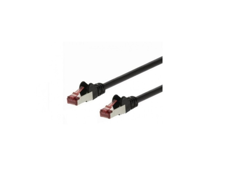 Nedis CCGP85227BK10 netwerkkabel Zwart 1 m Cat6 SF/UTP (S-FTP)