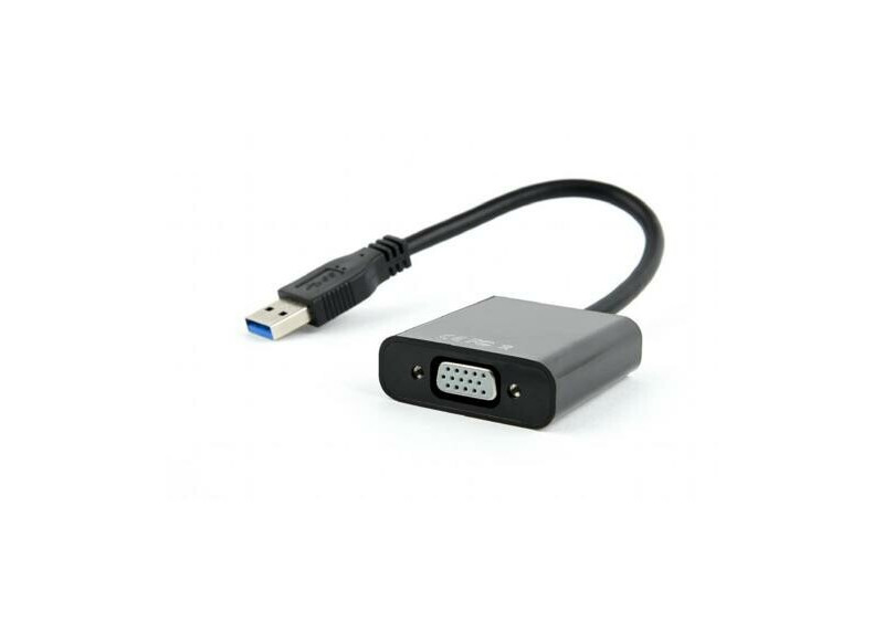 Gembird AB-U3M-VGAF-01 USB grafische adapter 1920 x 1080 Pixels Zwart