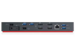 Lenovo 40AN0135EU notebook dock & poortreplicator Bedraad Thunderbolt 3 Zwart, Rood