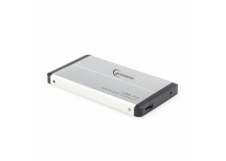 Gembird EE2-U3S-2-S behuizing voor opslagstations HDD-behuizing Zilver 2.5"