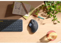 Logitech M575 ERGO Draadloze Trackball Muis - Zwart