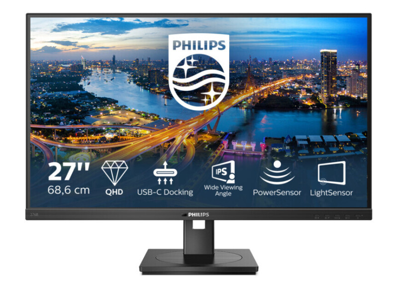 Philips 276B1/00 computer monitor 68,6 cm (27") 2560 x 1440 Pixels