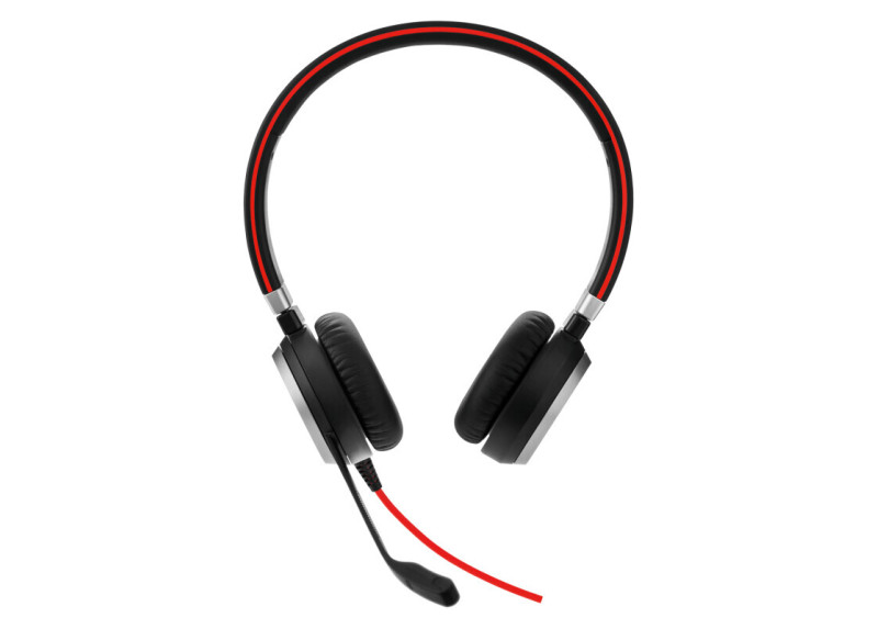 Jabra Evolve 40 UC Stereo Headset Bedraad Hoofdband Kantoor/callcenter Zwart