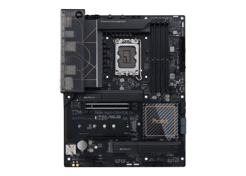 ASUS PROART B660-CREATOR D4 | Socket LGA 1700 | Intel B660 | 4xDDR4 | ATX | Moederbord