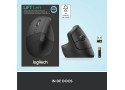 Logitech Lift muis Linkshandig RF-draadloos + Bluetooth Optisch 4000 DPI