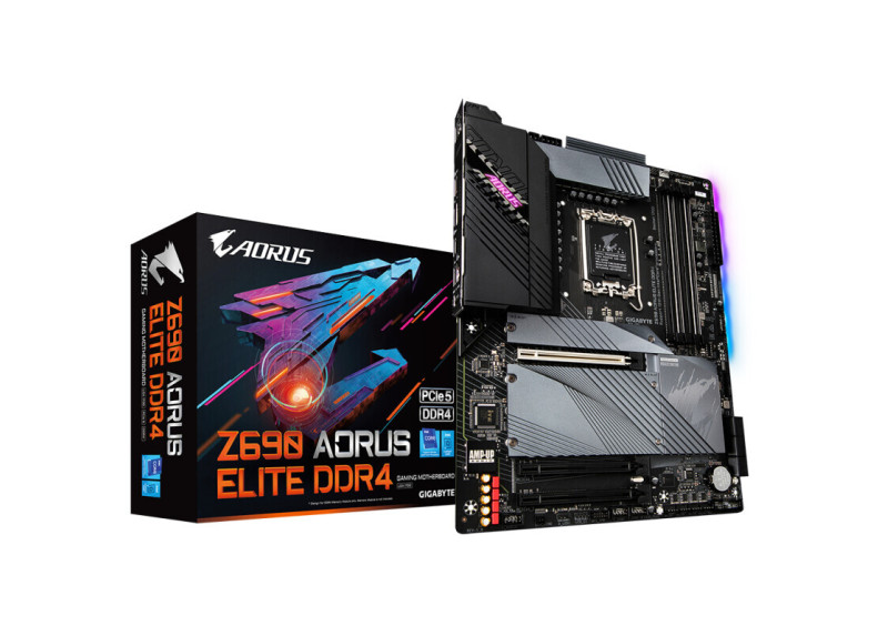 Gigabyte Z690 AORUS ELITE DDR4 (rev. 1.0) | Socket LGA 1700 | Intel Z690 | 4xDDR4 | ATX | Moederbord