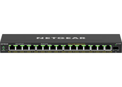 NETGEAR 16-Port High-Power PoE+ Gigabit Ethernet Plus Switch (231W) with 1 SFP port (GS316EPP)