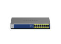 NETGEAR GS516PP Unmanaged Gigabit Ethernet (10/100/1000) Power over Ethernet (PoE) Blauw, Grijs