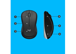 Logitech Advanced MK540 toetsenbord Inclusief muis USB QWERTZ Duits Zwart, Wit