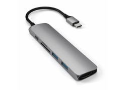 Satechi ST-SCMA2M interface hub USB 3.2 Gen 1 (3.1 Gen 1) Type-C 104 Mbit/s Zilver