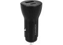 Mobiparts Car Charger 2-port 30W PD Fast Charging Black