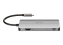 D-Link DUB-M610 notebook dock & poortreplicator Bedraad USB 3.2 Gen 1 (3.1 Gen 1) Type-C Aluminium, Zwart