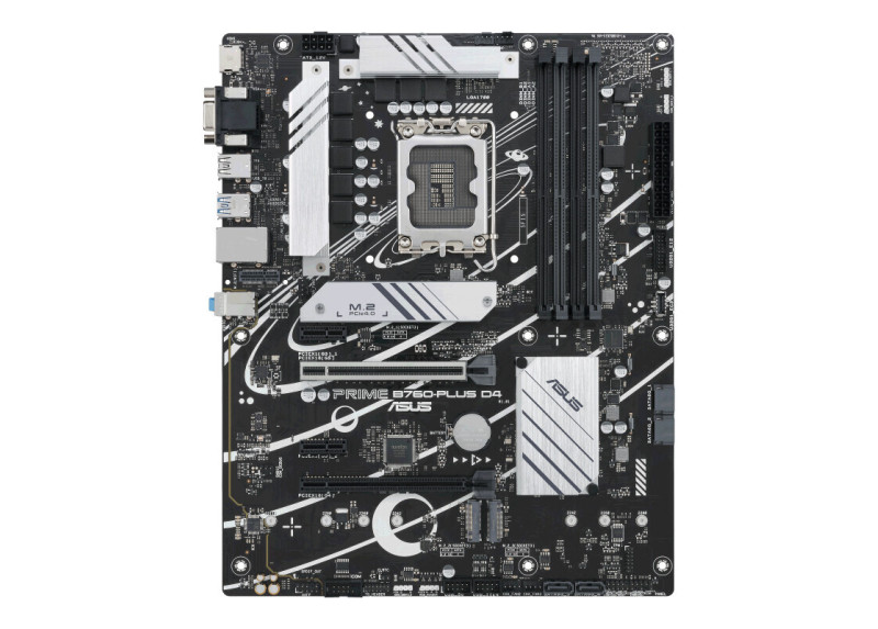 ASUS PRIME B760-PLUS D4 | Socket LGA 1700 | Intel B760 | 4xDDR4 | ATX | Moederbord