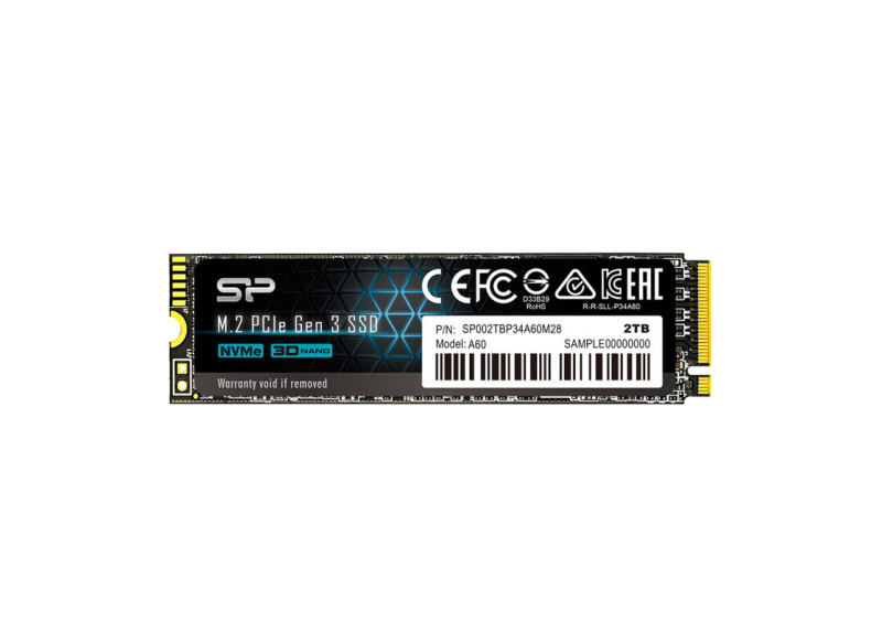 Silicon Power A60 2TB M.2 NVMe SSD 2200MB/s