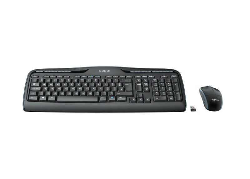 Logitech Wireless Combo MK330 toetsenbord Inclusief muis USB QWERTZ Duits Zwart