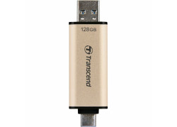 Transcend JetFlash 930C USB flash drive 128 GB USB Type-A / USB Type-C 3.2 Gen 1 (3.1 Gen 1) Goud